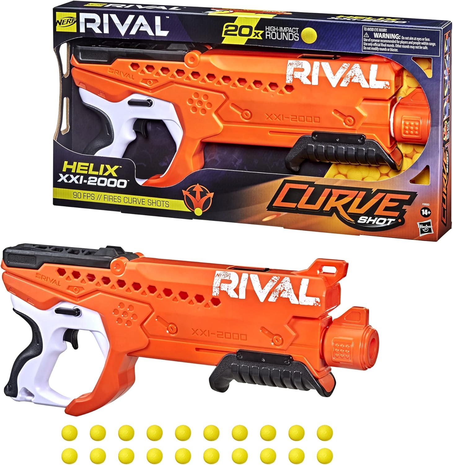 اسلحه نرف NERF RIVAL XXL2000 هزبرو کد 3963 — تصویر ۲