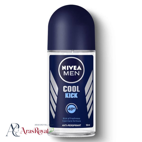 مام رولی ضد تعریق نیوا Nivea مردانه مدل Cool Kick کول کیک حجم 50 میل