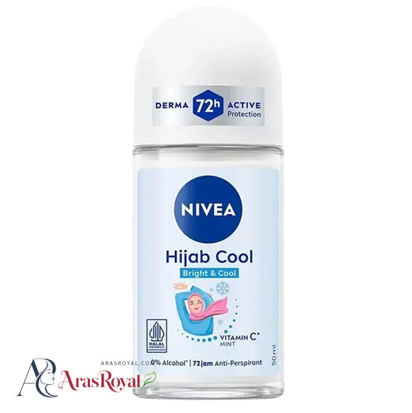 مام رولی ضد تعریق نیوا Nivea زنانه مدل Hijab Cool حجم 50 میل — تصویر ۲