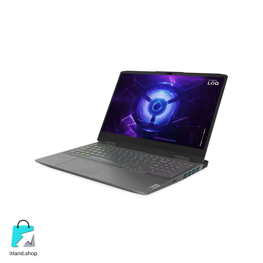 لپ تاپ گیمینگ لنوو LOQ ESSENTIAL i5 12450H-16GB-512GB SSD-4GB RTX 2050-Full HD 60Hz-White KB — تصویر ۴