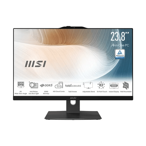 کامپیوتر آلاینوان 24 اینچ MSI Modern AM242P 11M Core i5 1135G7 16GB DDR4 1TB M.2 – آکبند و پلمپ