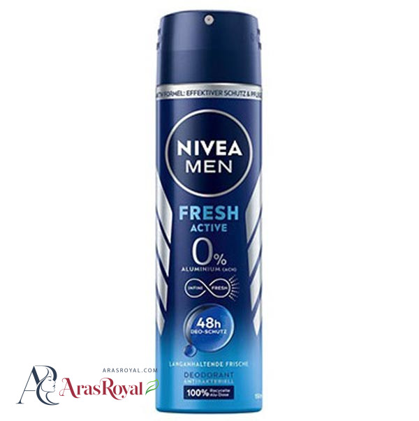 اسپری ضد تعریق مردانه نیوا Nivea مدل Fresh Active حجم 150 میل