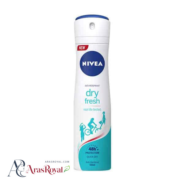 اسپری ضد تعریق زنانه نیوا Nivea مدل Dry Fresh حجم 150 میل