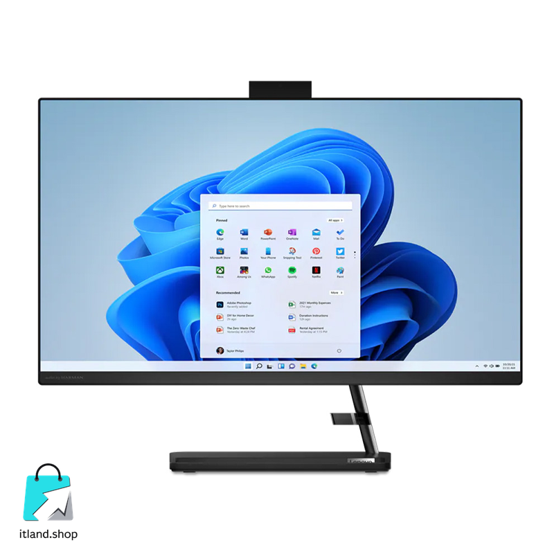 کامپیوتر All in One لنوو 27 اینچی مدل IdeaCentre AIO 3 i5 12450H 8GB 512GB MX450