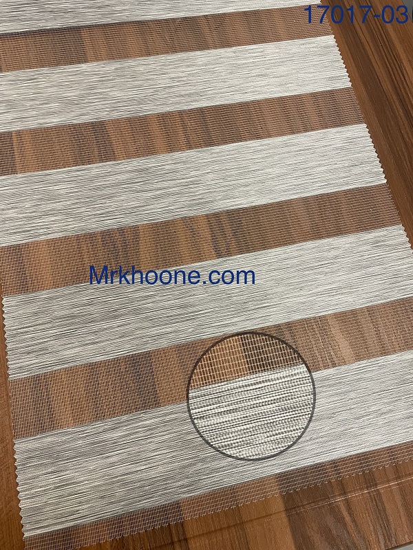 پرده زبرا کرم طوسی ساده ترک لوازم کره ای