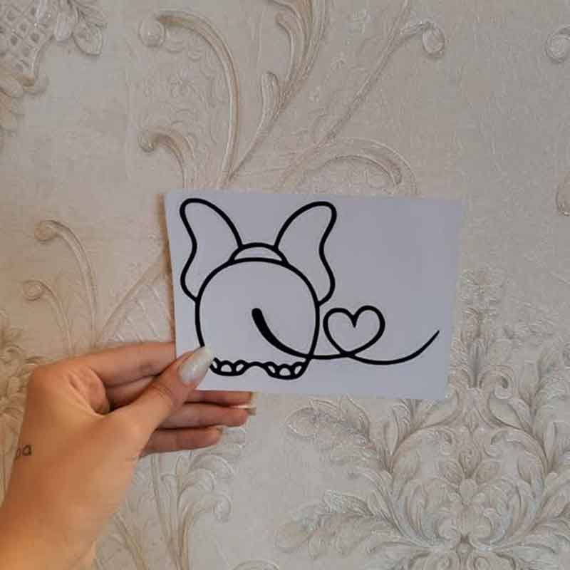برچسب طرح فیل کد 2638 — تصویر ۶
