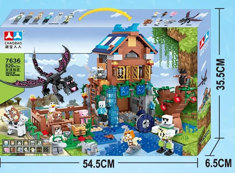 ساختنی مدل ماینکرافت مدل MY WORLD کد 7636