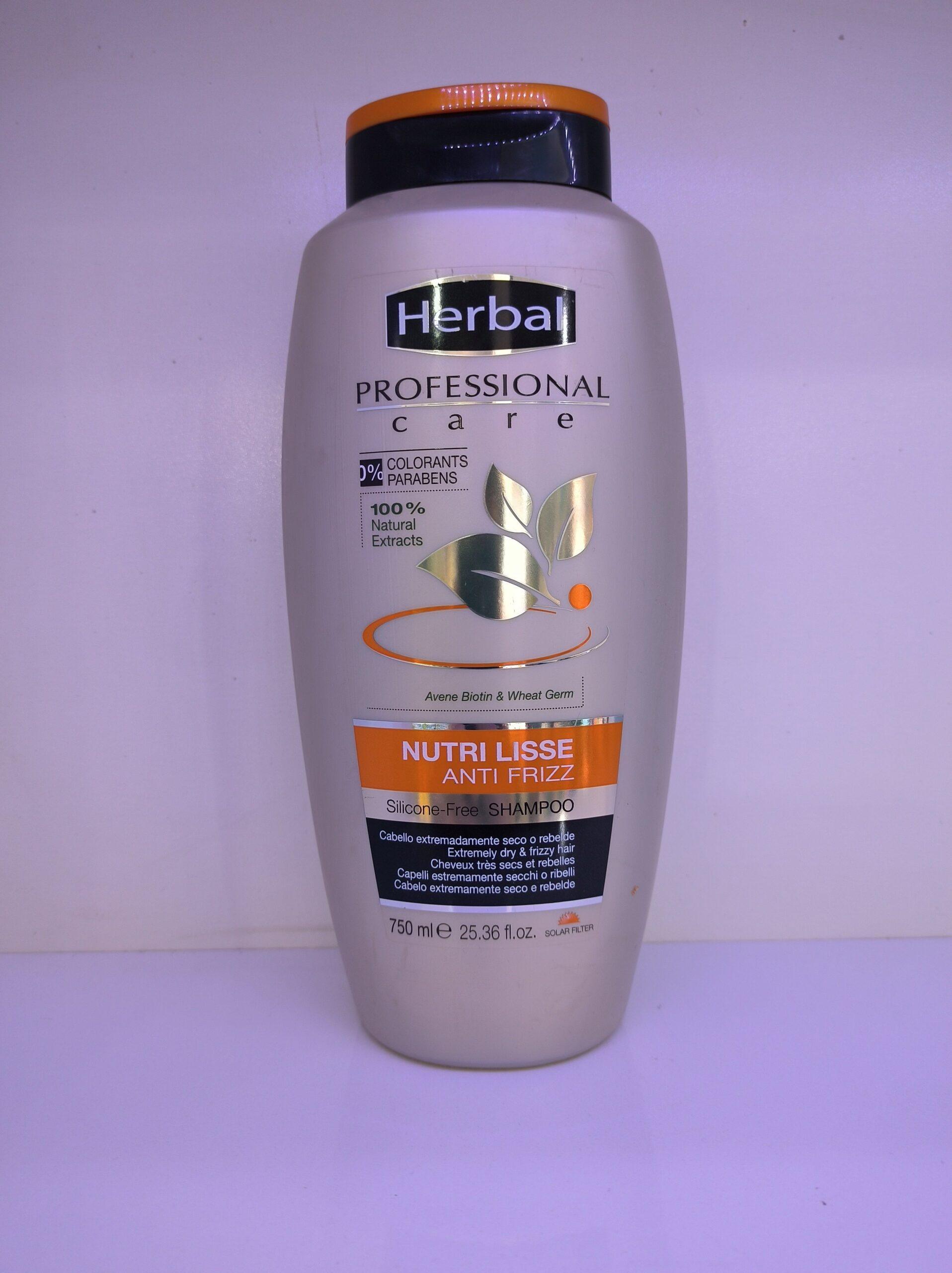 شامپو مغذی و صاف کننده موهای وز هربال HERBAL مدل Nutri Lisse حجم 750 میلی