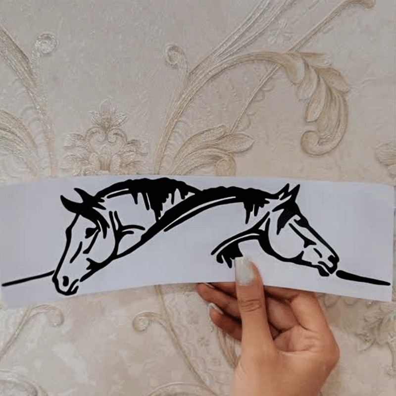 برچسب طرح اسب جفتی کد 2594 — تصویر ۶