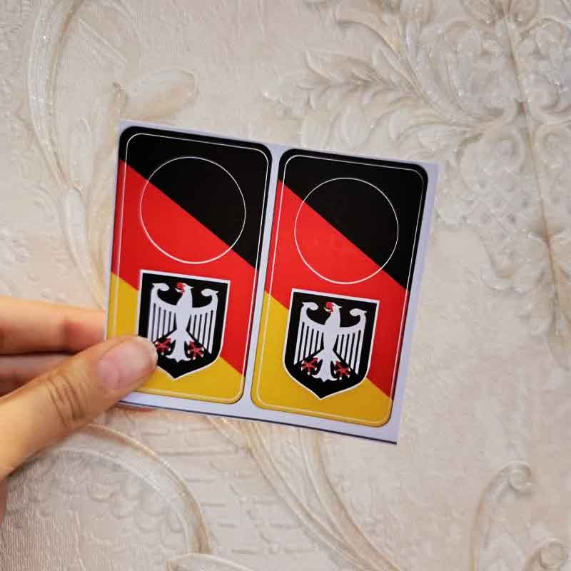 برچسب دور قفل طرح المان کد 2557 — تصویر ۳