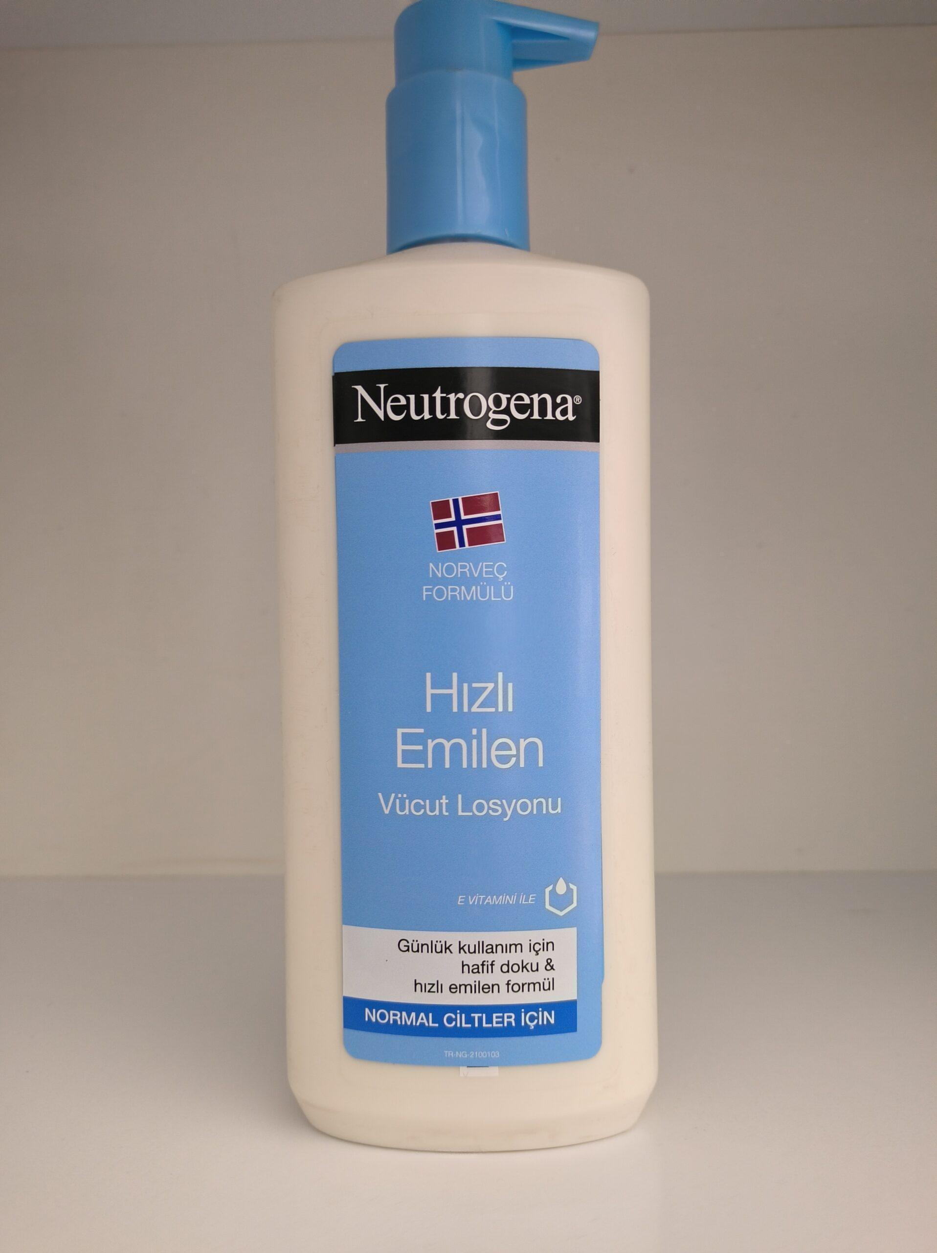 لوسیون بدن سبک و زود جذب پوست های نرمال نیتروژینا neutrogena ۴۰۰ میل