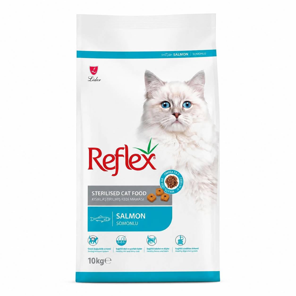غذای گربه رفلکس عقیم شده (استرلایز) طعم ماهی سالمون – Reflex Sterilized Cat Food with Salmon