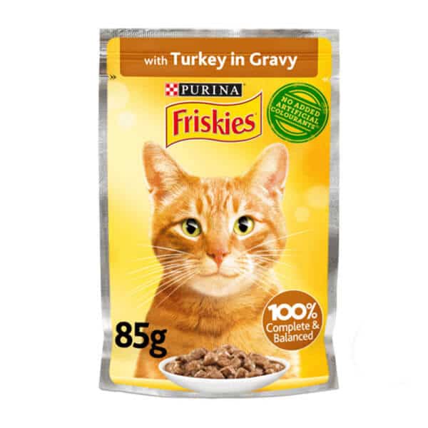 سوپ گربه بالغ با طعم بوقلمون فریسکیز _ Friskies