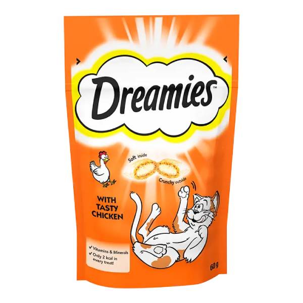 تشویقی گربه دریمیز با طعم مرغ – Dreamies chicken