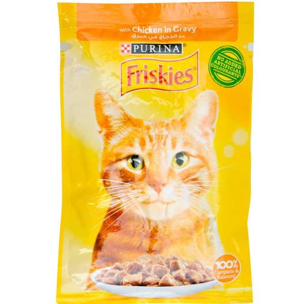 سوپ گربه بالغ فریسکیز با طعم مرغ _ Friskies