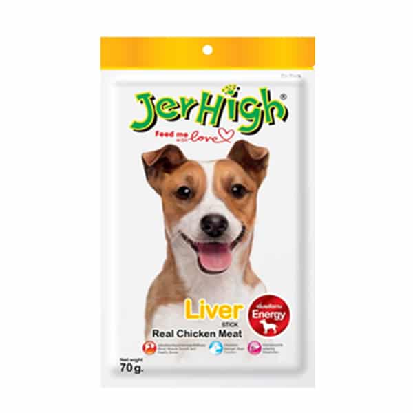 تشویقی جرهای سگ با طعم جگر _ JerHigh Liver Stick Dog Treat