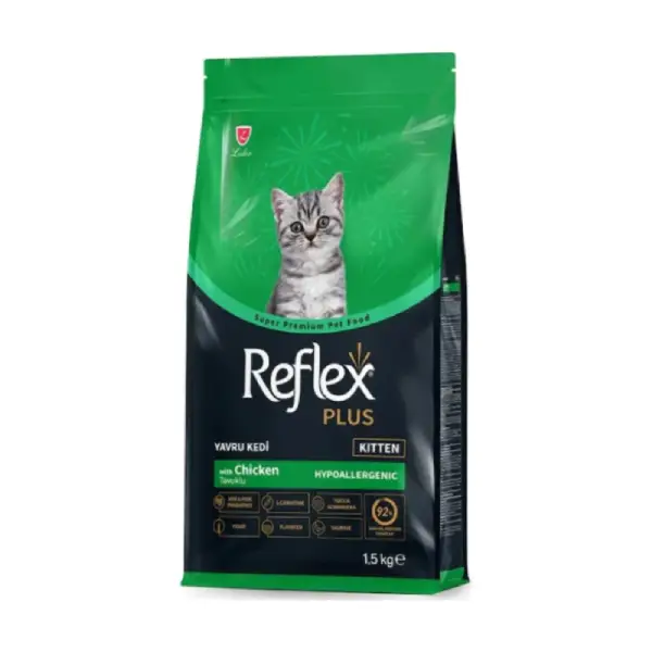 غذای خشک بچه گربه رفلکس پلاس کیتن با طعم مرغ – ReflexPlus Chicken Kitten Food