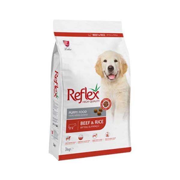 غذای توله سگ رفلکس طعم گوشت گاو – Reflex Plus Junior Beef Dog Food
