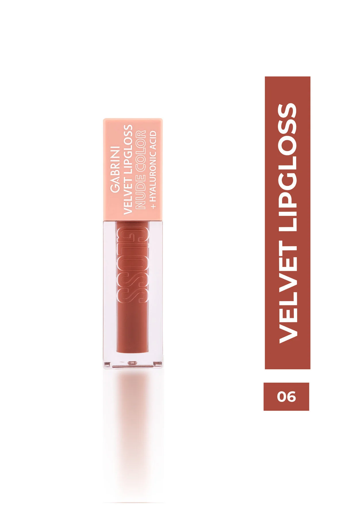 رژلب مایع مات گابرینی مدل Velvet Lipgloss شماره ۰۶