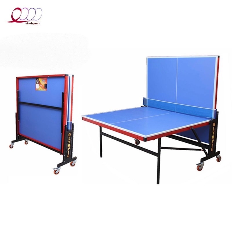 میز پینگ پنگ 4 چرخ ملامینه مدل D2