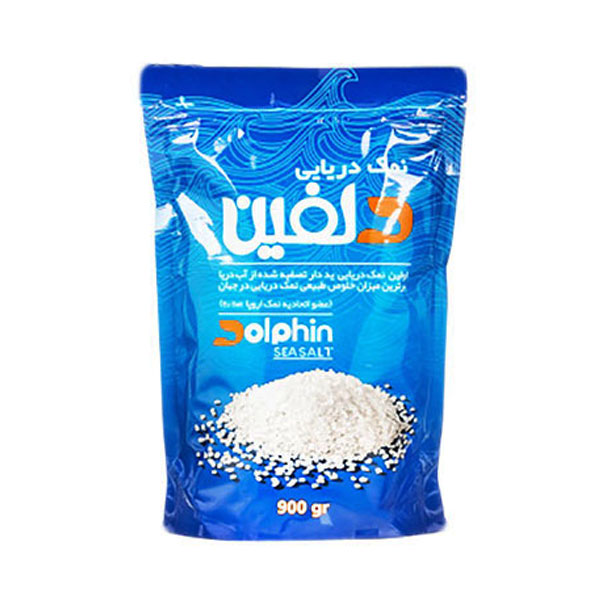 دلفین نمک دریا ریز 900 گرم