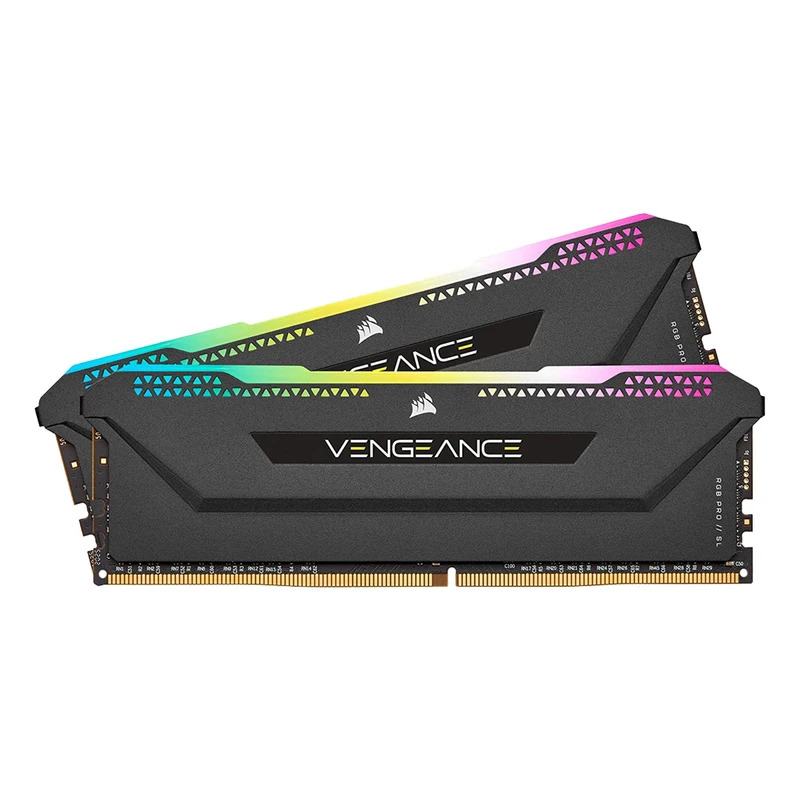 رم دسکتاپ DDR4 دو کاناله 3600 مگاهرتز 16 کورسیر مدل Vengeance RGB PRO SL dual (2*8) تایمینگ CL18 — تصویر ۳