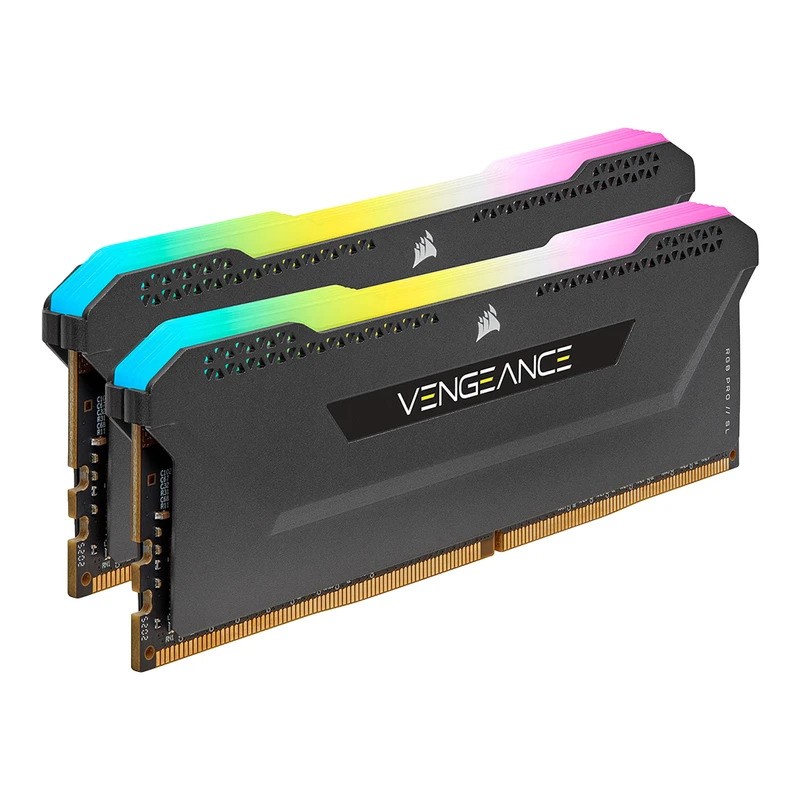 رم دسکتاپ DDR4 دو کاناله 3600 مگاهرتز 16 کورسیر مدل Vengeance RGB PRO SL dual (2*8) تایمینگ CL18 — تصویر ۲