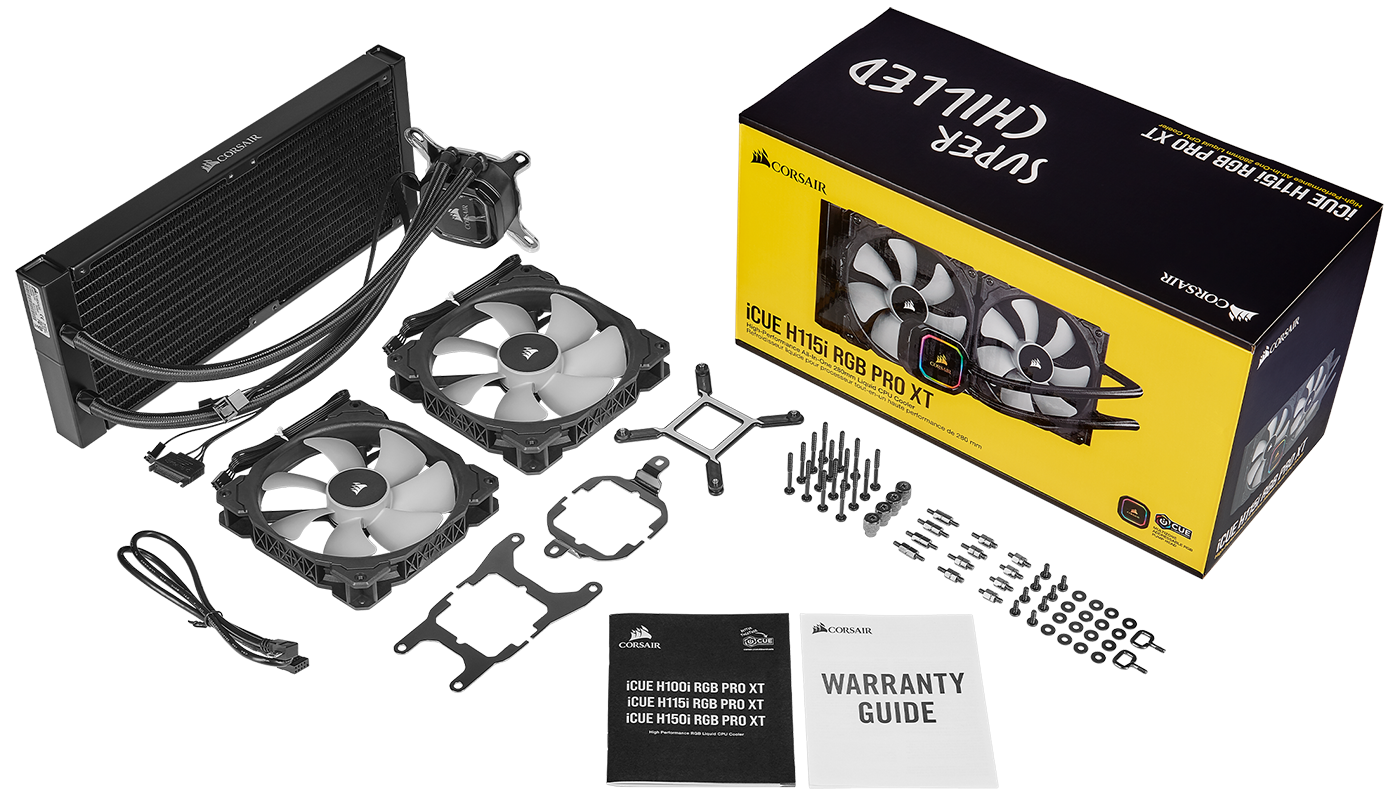 خنک کننده پردازنده Corsair واترکولینگ مدل iCue H115i RGB Pro XT — تصویر ۳
