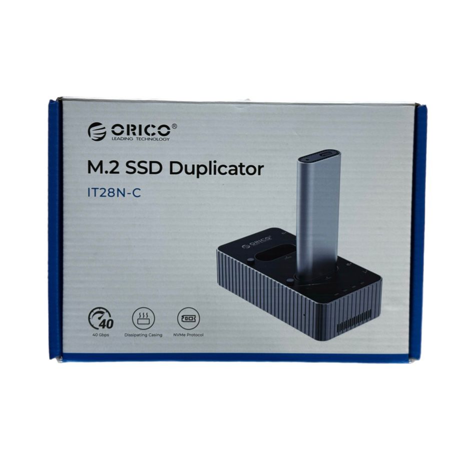داک و داپلیکیتور دو اسلات SSD M.2 NVMe اوریکو مدل ORICO IT28N-C — تصویر ۳