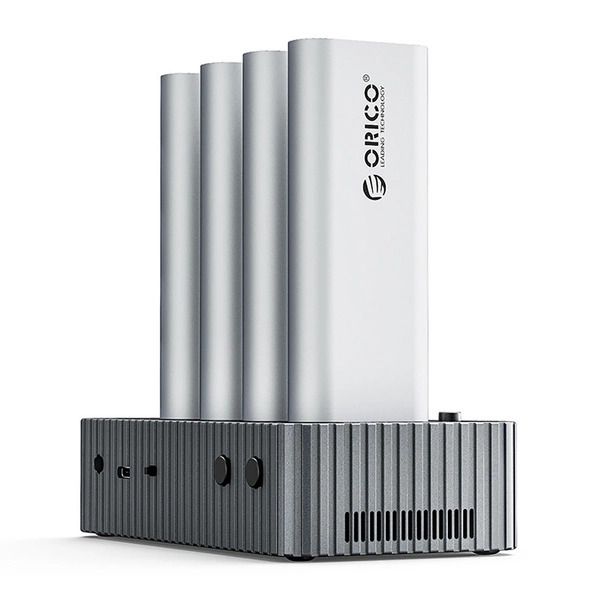 داک و داپلیکیتور چهاراسلات SSD M.2 NVMe اوریکو مدل ORICO IT48N-C