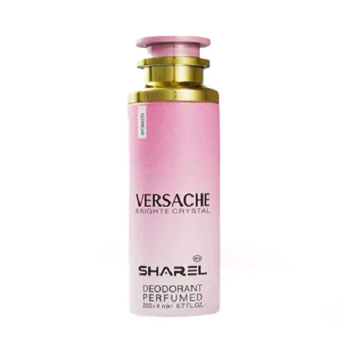 اسپری بدن زنانه شارل رایحه Versace Crystal حجم 200 میل