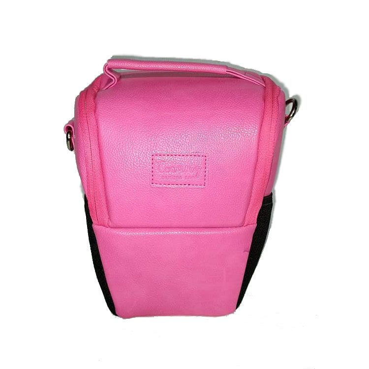 کیف دوربین ترنگ بزرگ صورتی Torang Larg zoom camera bag — تصویر ۲