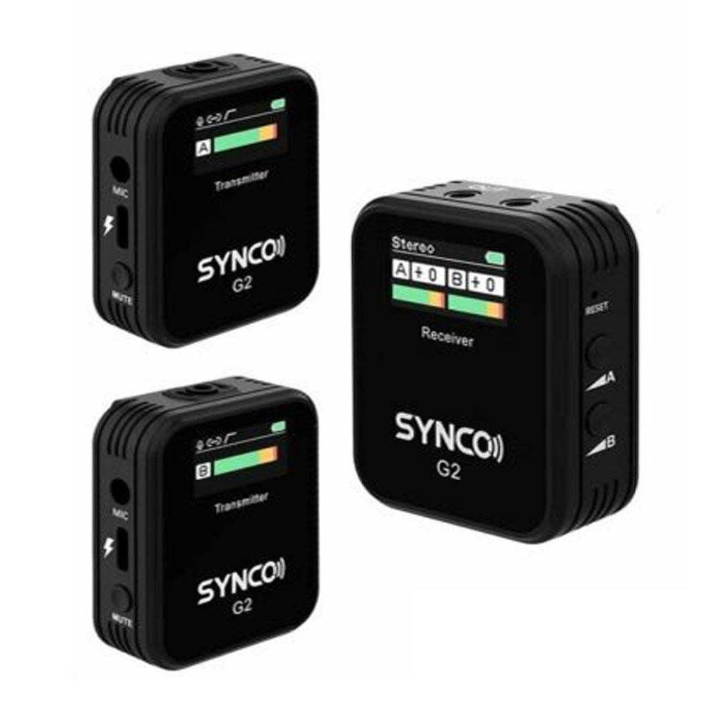 میکروفن سینکو SYNCO G2 A2 Wireless Lavalier Microphone — تصویر ۲