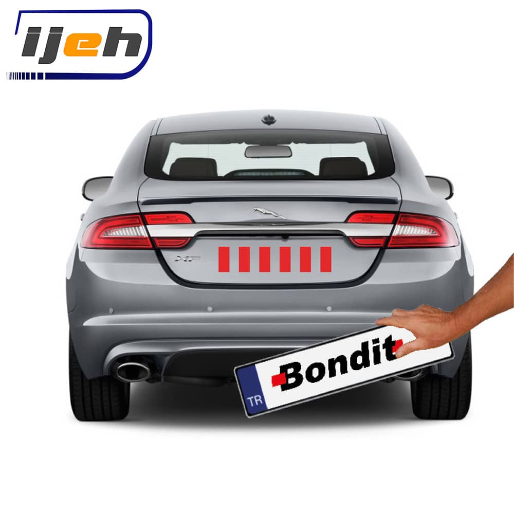 نوار چسب پلاک خودرو تری ام Boss Tape Plaka Montaj Bandi 3M — تصویر ۶