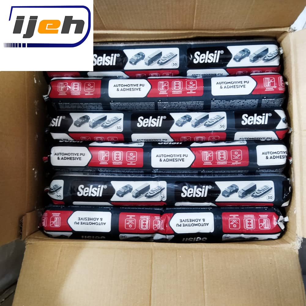چسب پلی اورتان سوسیسی سلسیل سفید پی یو50 SELSIL pu50 adhesive white sausage 600ml — تصویر ۷