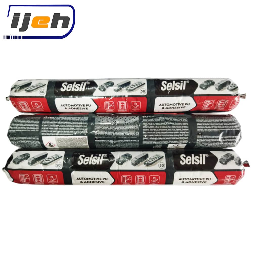 چسب پلی اورتان سوسیسی سلسیل سفید پی یو50 SELSIL pu50 adhesive white sausage 600ml — تصویر ۵