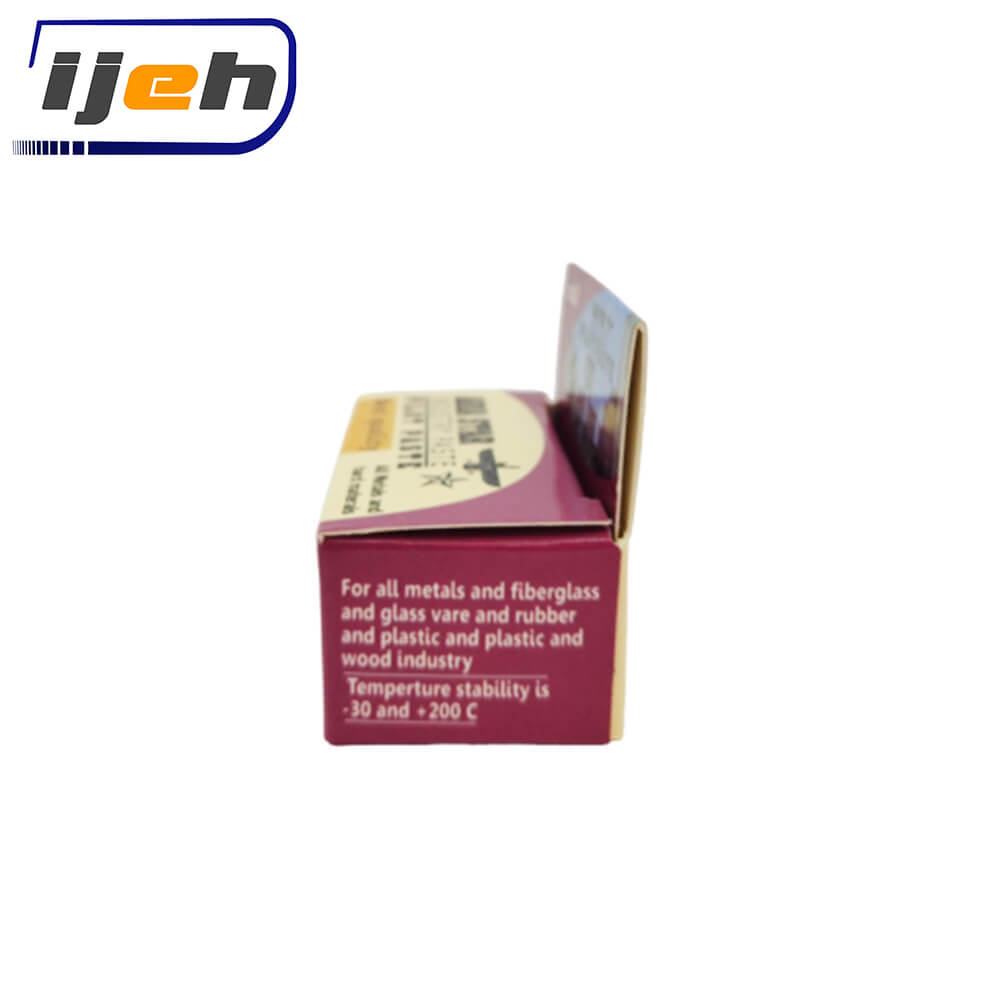 چسب اپوکسی صنعتی خنثی و ضد سایش ترمیم فلزات مدل خلبان industry paste pilot 25gr — تصویر ۴