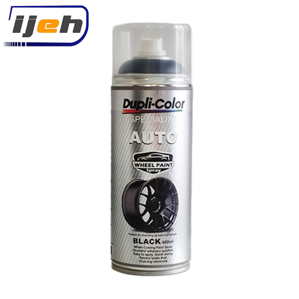 اسپری رنگ رینگ مشکی دوپلی کالر Black Wheel Paint Spray DupliColor 400ml — تصویر ۲