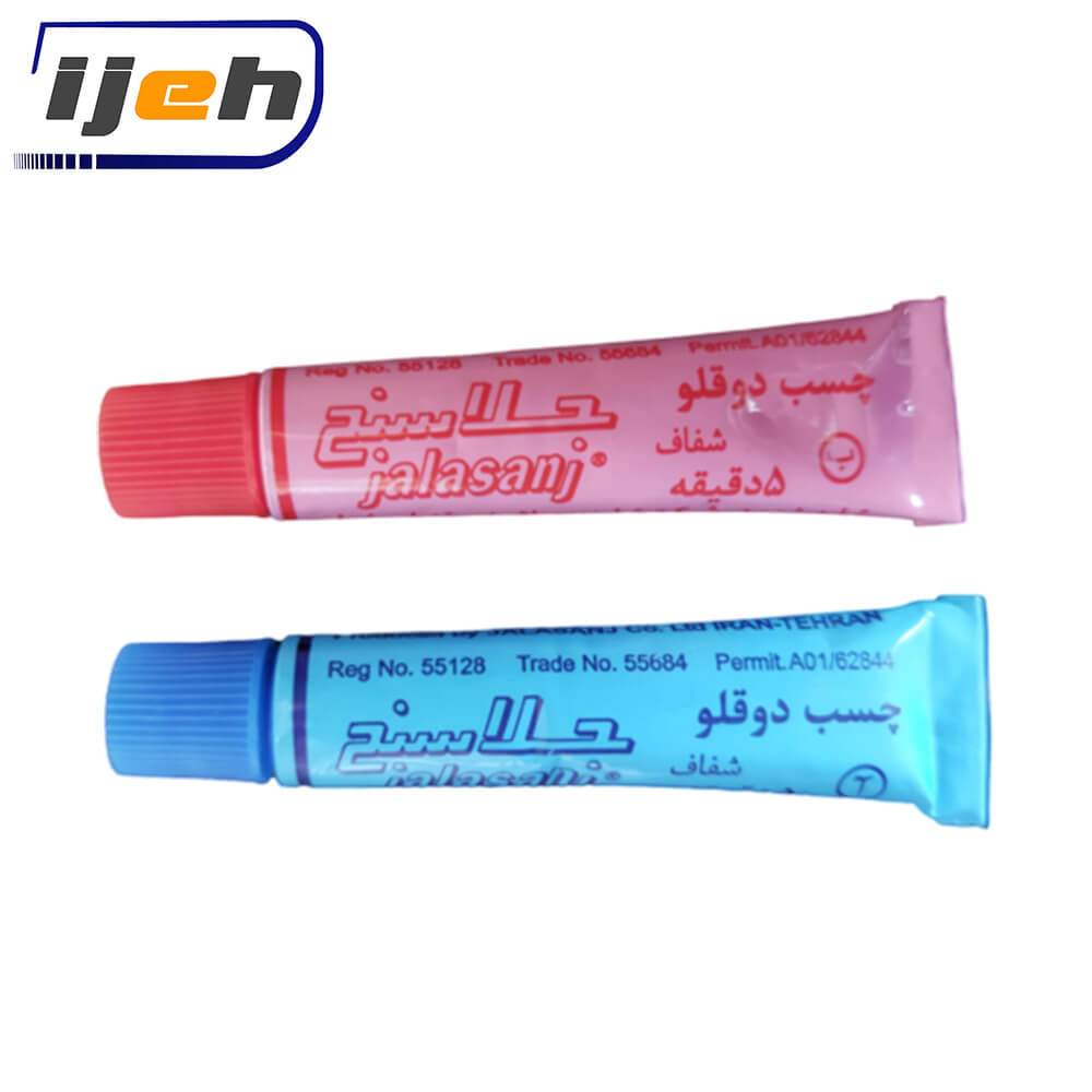 چسب دو قلوی شفاف جلاسنج jalasanj EPOXY ADHESIVE 706C