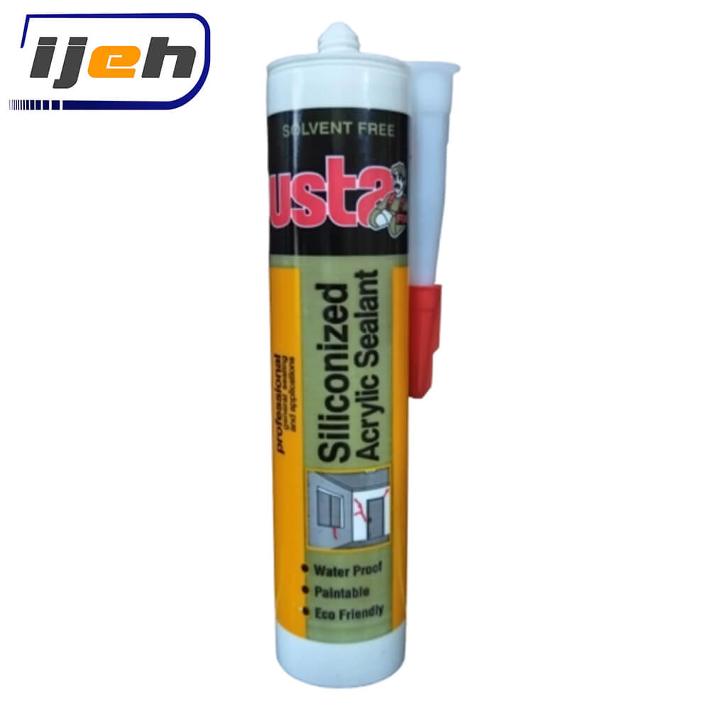 درزگیر اکریلیک سیلیکونیزه اوستافیکس Siliconized Acrylic Sealant Ustafix