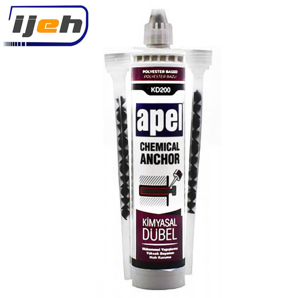 چسب کاشت میلگرد اپل Chemical anchor apel KD200