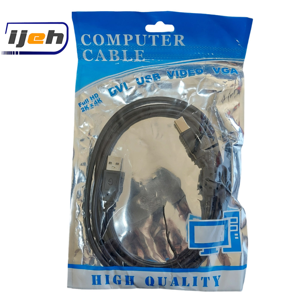 کابل پرینتر usb طول 1/5 متر – USB printer cable 1/5 m