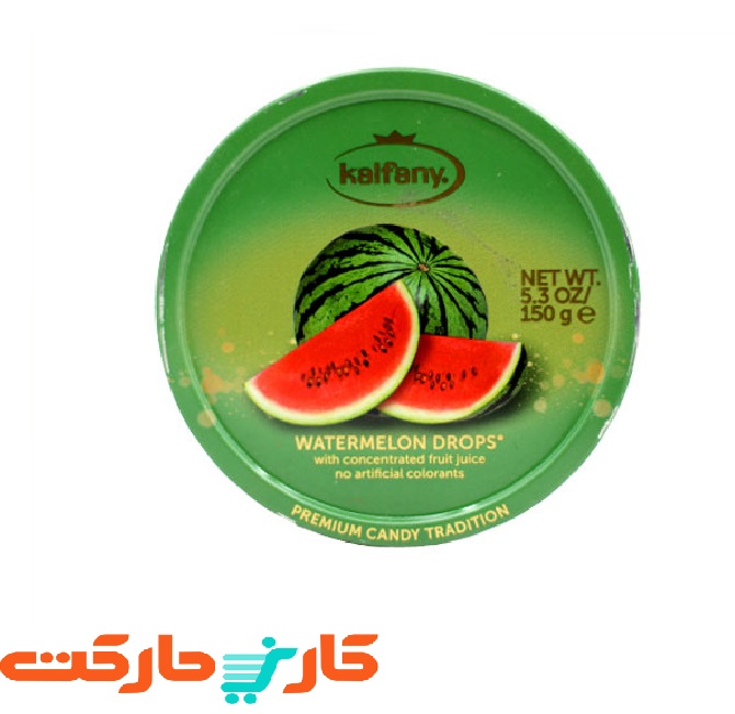 آبنبات میوه ای کالفانی با طعم هندوانه 150 گرم Kalfani — تصویر ۲