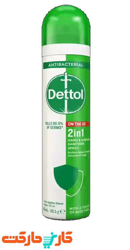 اسپری ضد عفونی کننده دست و سطوح دتول (Dettol) حجم 90 میلی لیتر