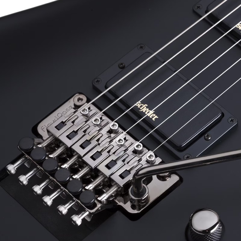 Schecter Demon-6 FR – Aged Black Satin — تصویر ۴