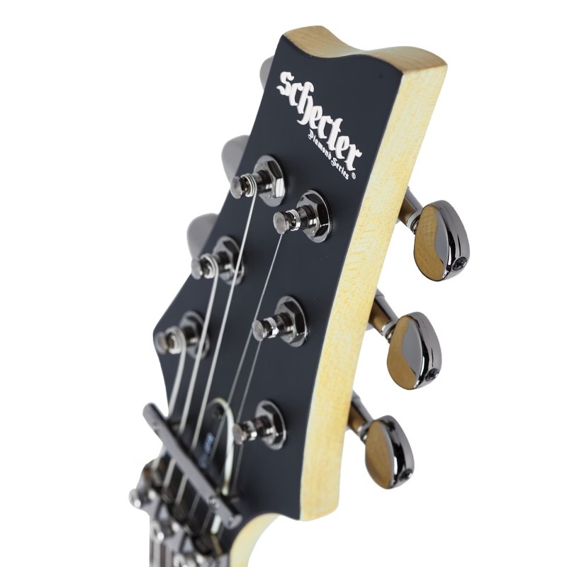 Schecter Demon-6 FR – Aged Black Satin — تصویر ۶