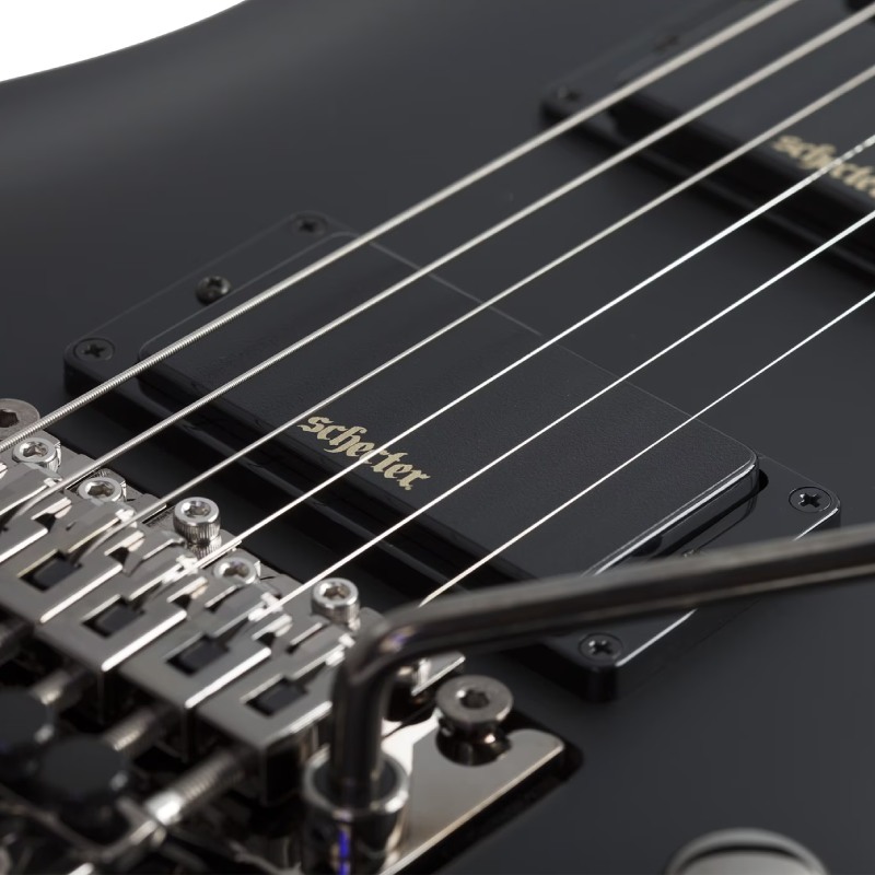 Schecter Demon-6 FR – Aged Black Satin — تصویر ۷