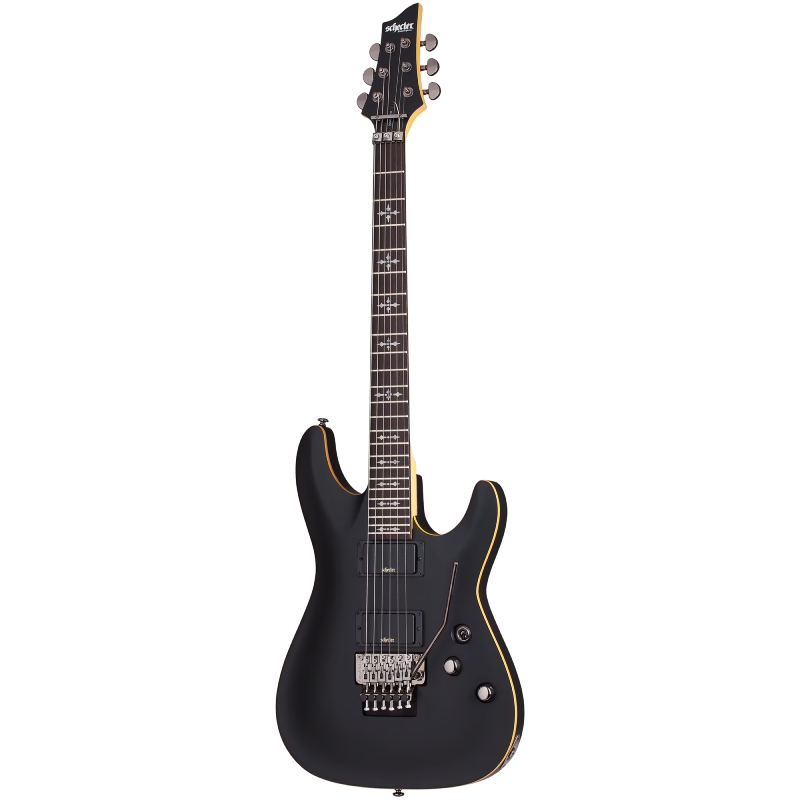 Schecter Demon-6 FR – Aged Black Satin — تصویر ۲