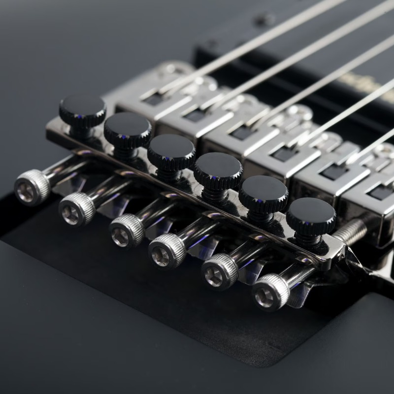 Schecter Demon-6 FR – Aged Black Satin — تصویر ۵