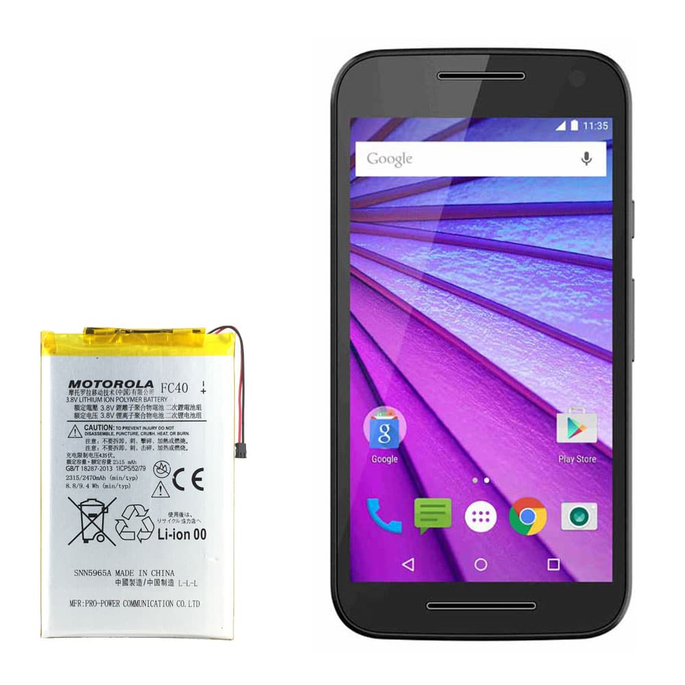 باتری گوشی موتورولا Motorola Moto G (3rd gen) مدل FC40